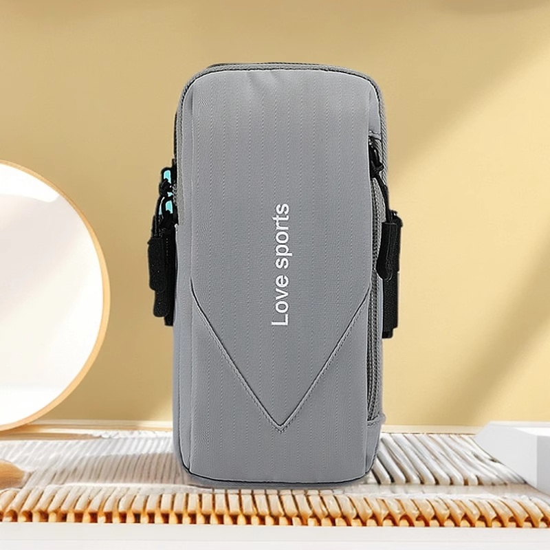 运动手机臂包跑步轻薄男女款防水手机包户外健身装备特大号手腕包